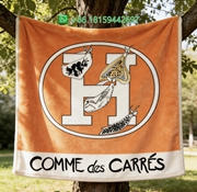 Hermes Throw Blankets